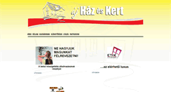Desktop Screenshot of hazkert.hu